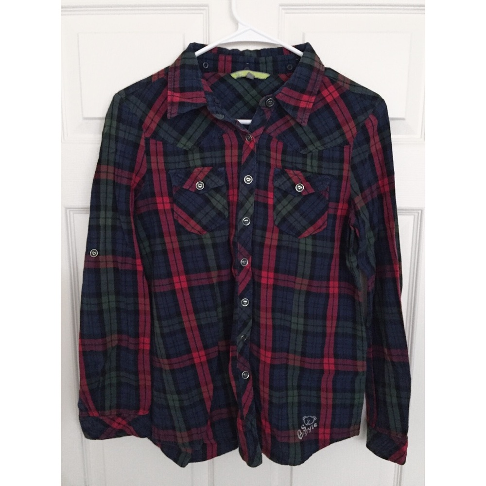 🔥LASTDAY🔥checked shirt with detachable hood